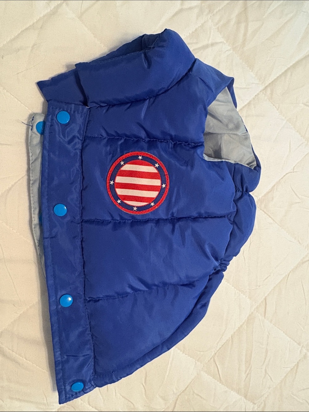 Dog small Blue Puffer jacket